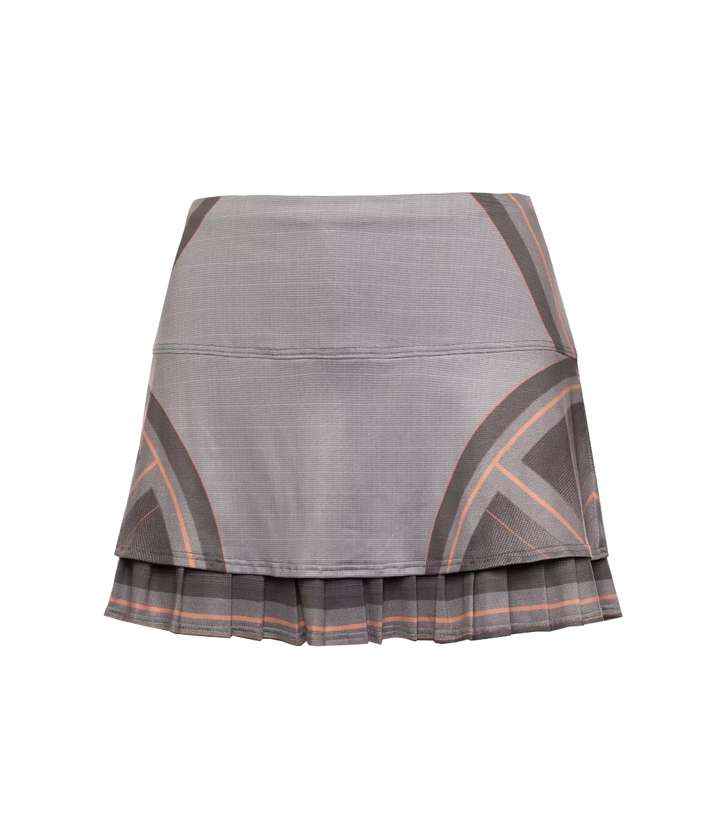 196043-025 | PLEAT SKIRT-12 | ASPHALT