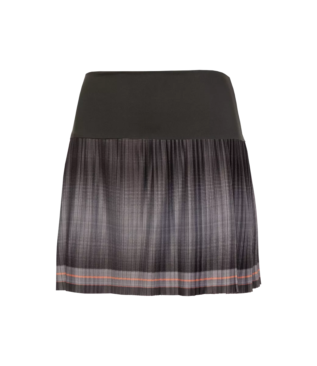 196044-025 | PLEATED SKIRT-14.5 | ASPHALT