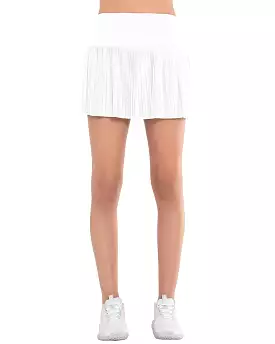 196044-100 | PLEATED SKIRT-14.5 | WHITE