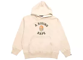 A Bathing Ape A Rising Bape Pullover Hoodie in Ivory xld