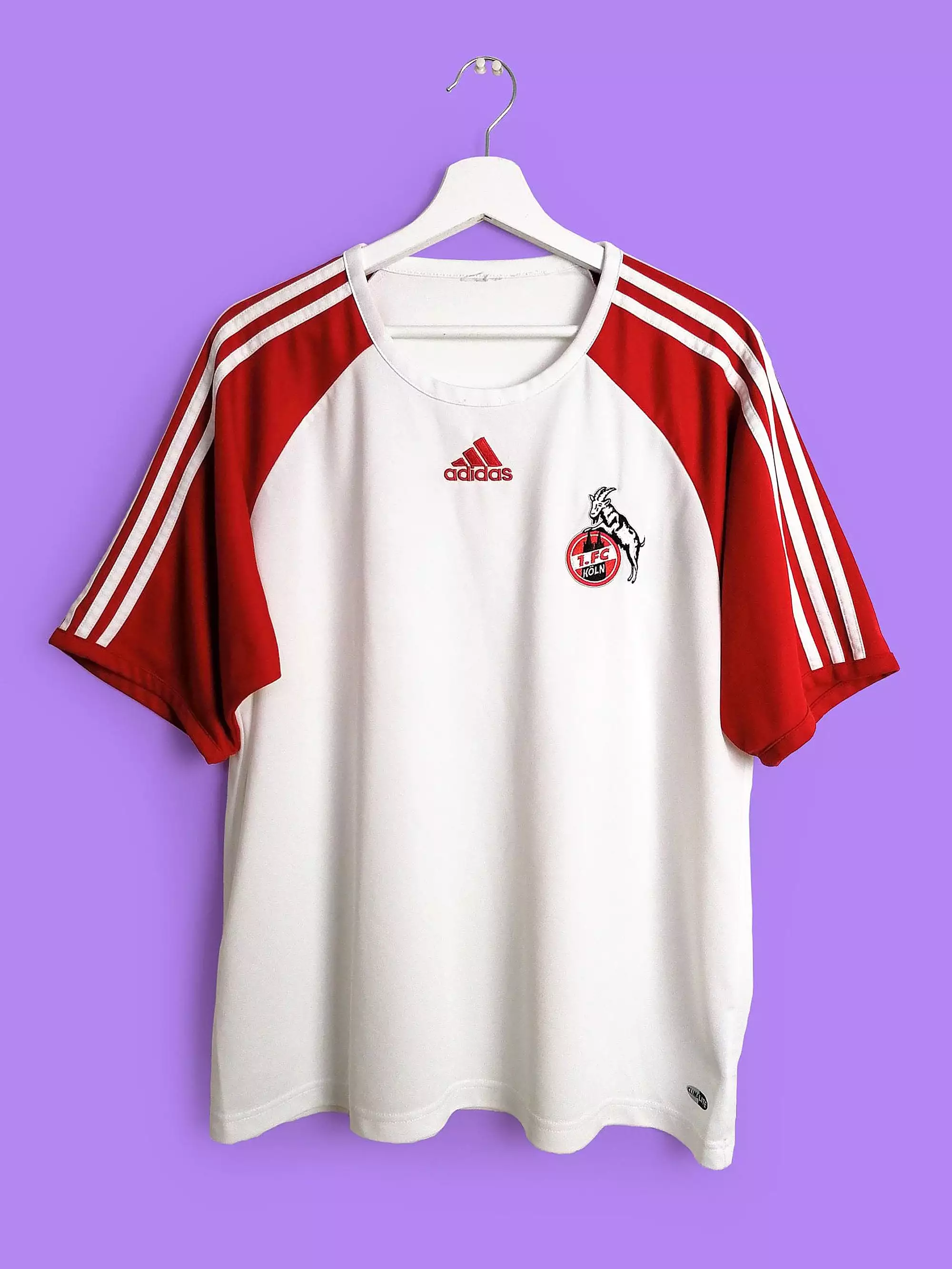 ADIDAS Unisex Football T-shirt Koln Team - size L