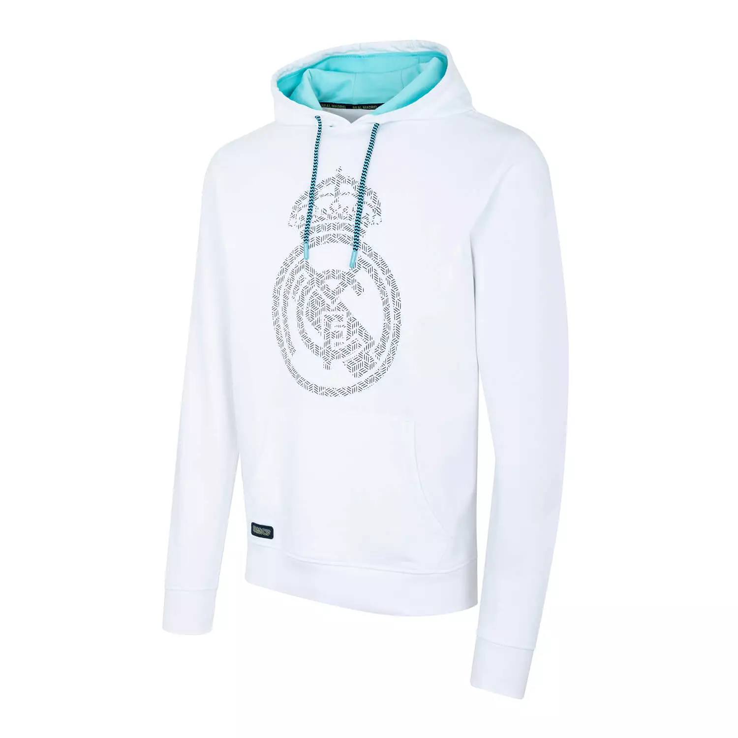 Bernabéu Neon Lights Sudadera Capucha Estampado Escudo Blanco