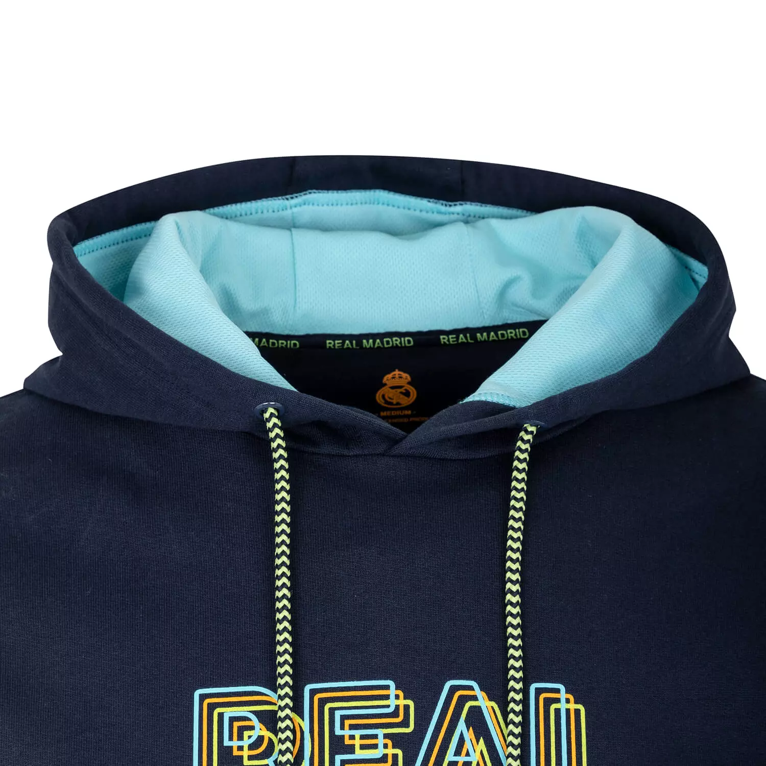 Bernabéu Neon Lights Sudadera Capucha Print Azul