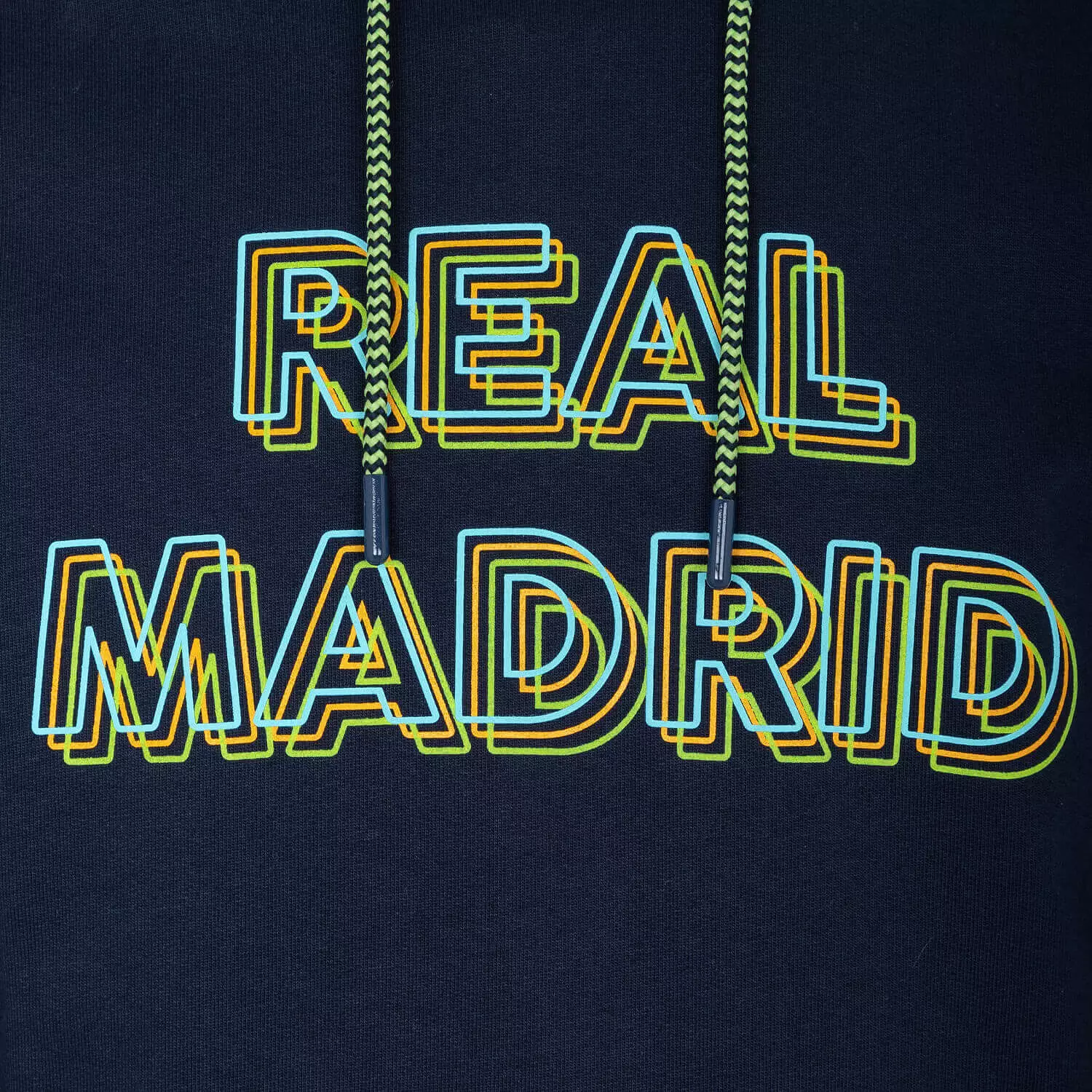 Bernabéu Neon Lights Sudadera Capucha Print Azul