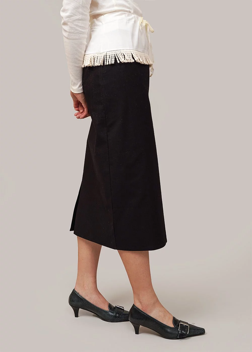 Black/White Frill Skirt