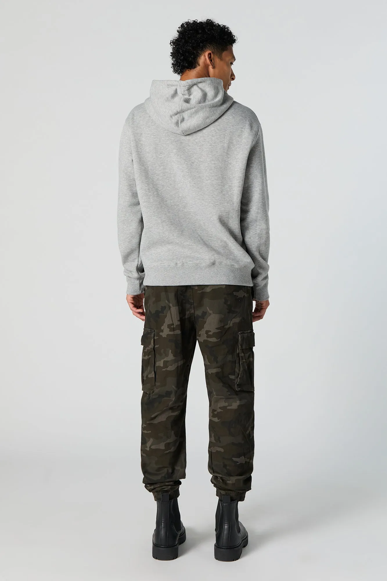 Camo Drawstring Cargo Jogger