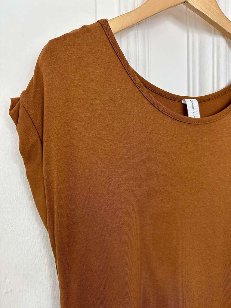 Cap Sleeve Layering Dress - Copper