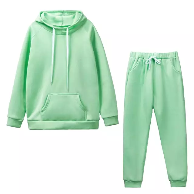 Casual 2 Piece Set Women Tracksuit Autumn Spring Hoodies