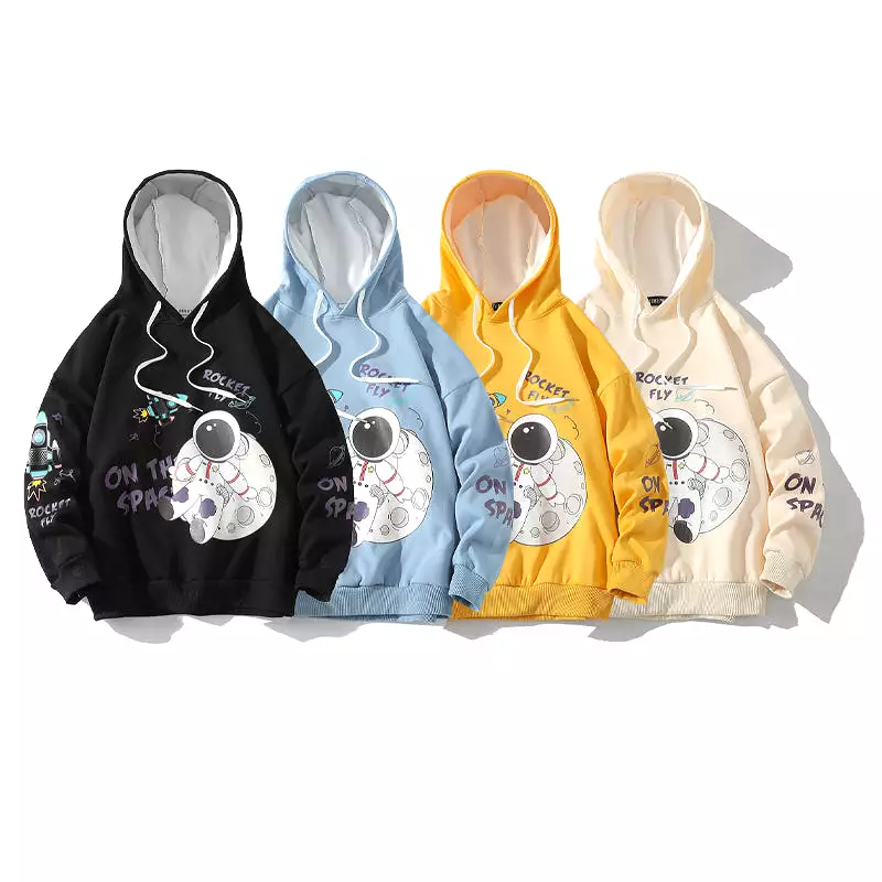 Custom Print Cotton Fleece Mens Raw Hem Hoodies with String Heavyweight Pockets Men Hoodies