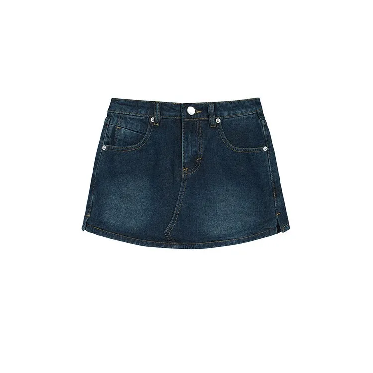 Dark Denim Skort