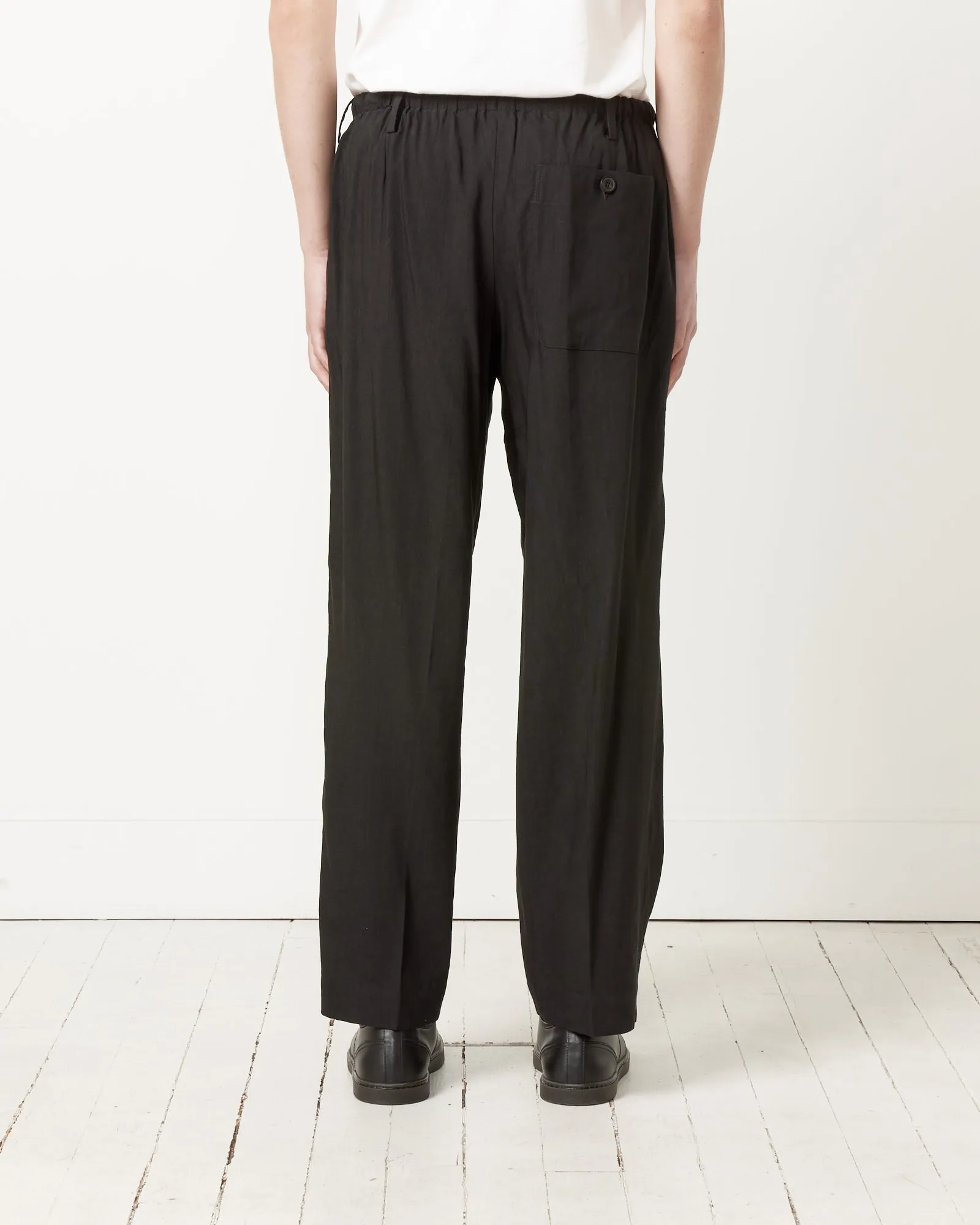 Drawstring Pant in Black