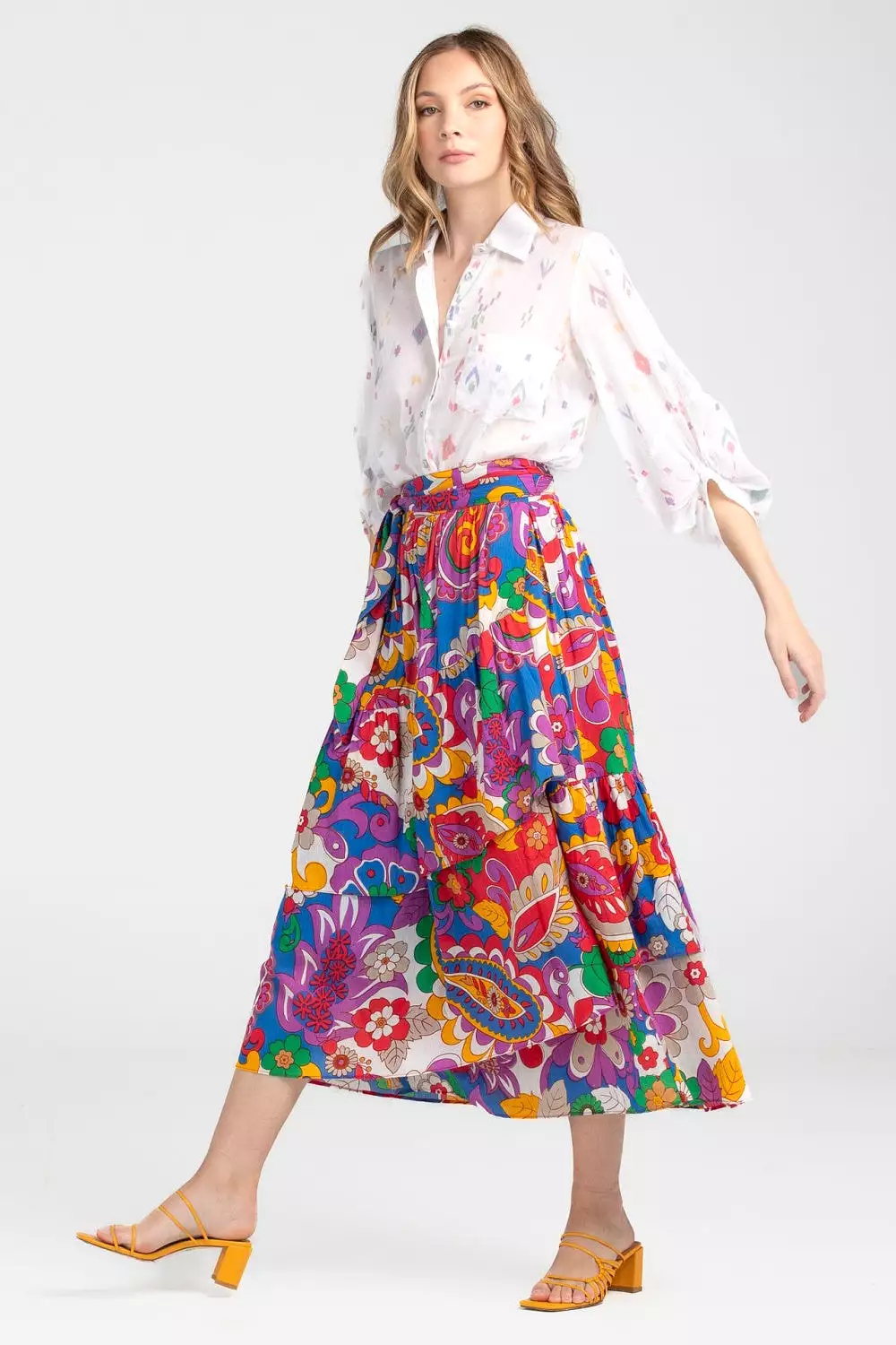 ELIO WRAP SKIRT RHODES