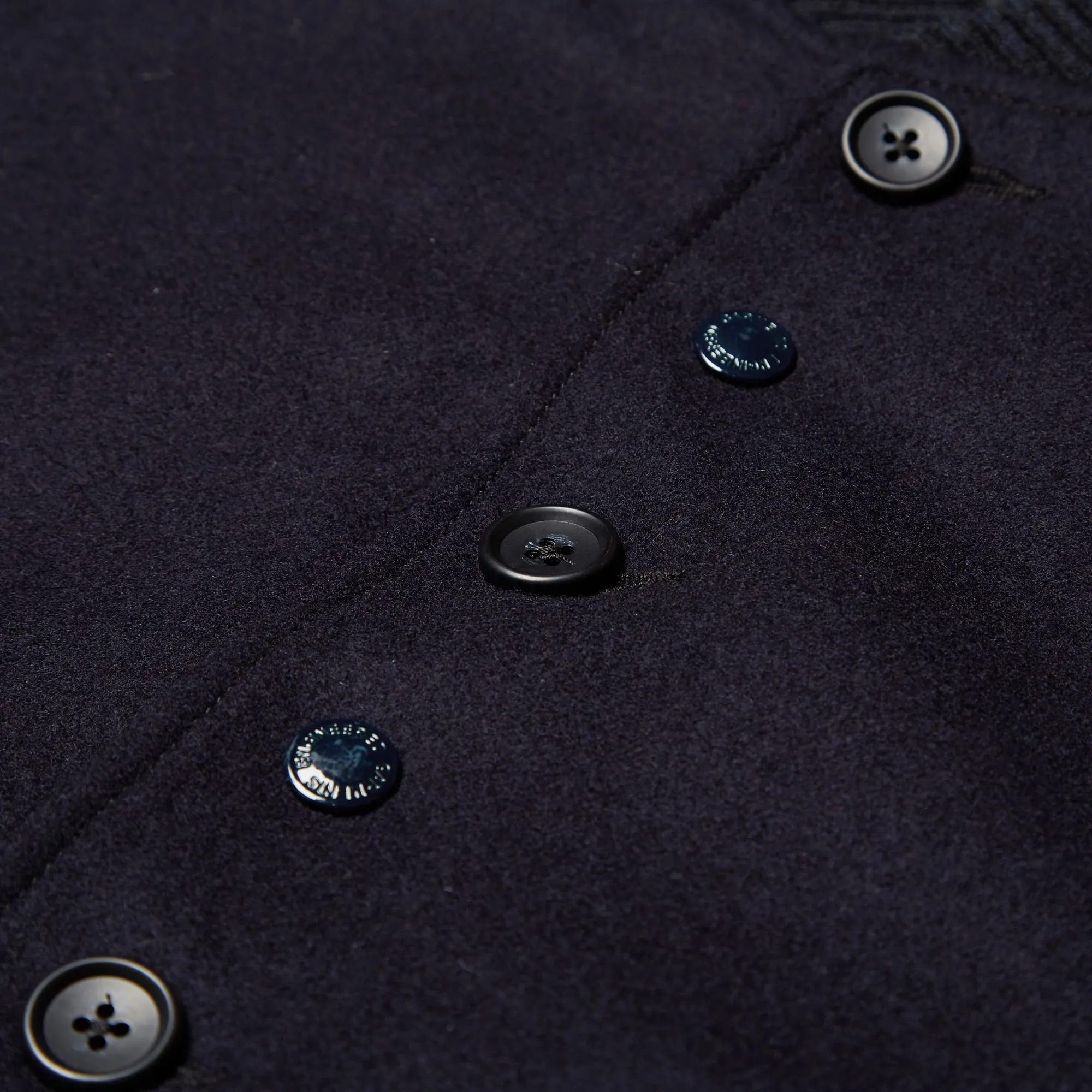 Engineered Garments TF JacketDark Navy 20oz Wool Melton