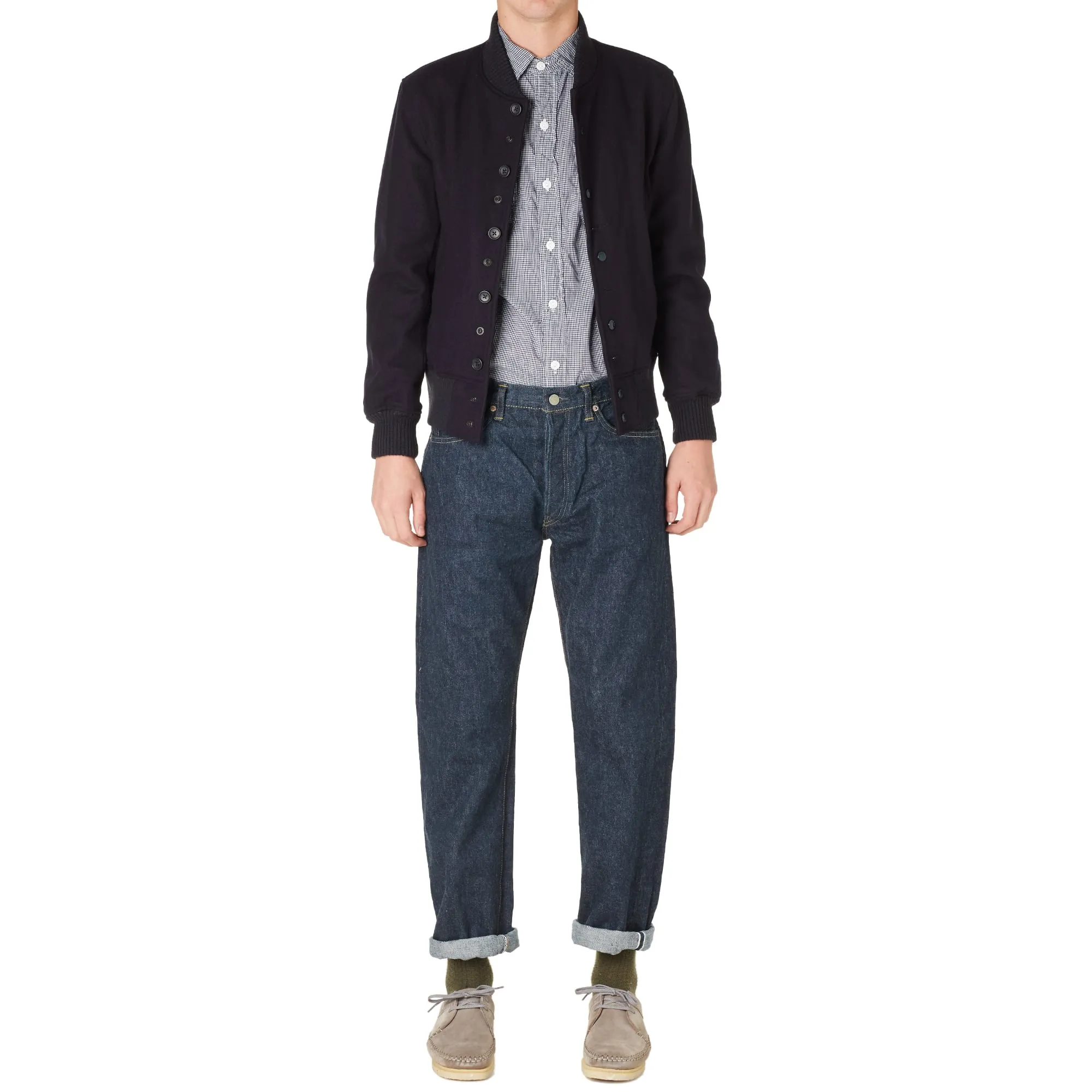 Engineered Garments TF JacketDark Navy 20oz Wool Melton