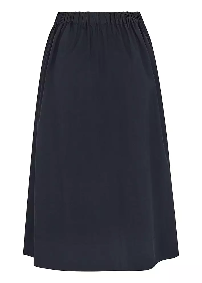 Esmé Studios Claire Midi Skirt ES422-722 Nederdel - Dark Sapphire