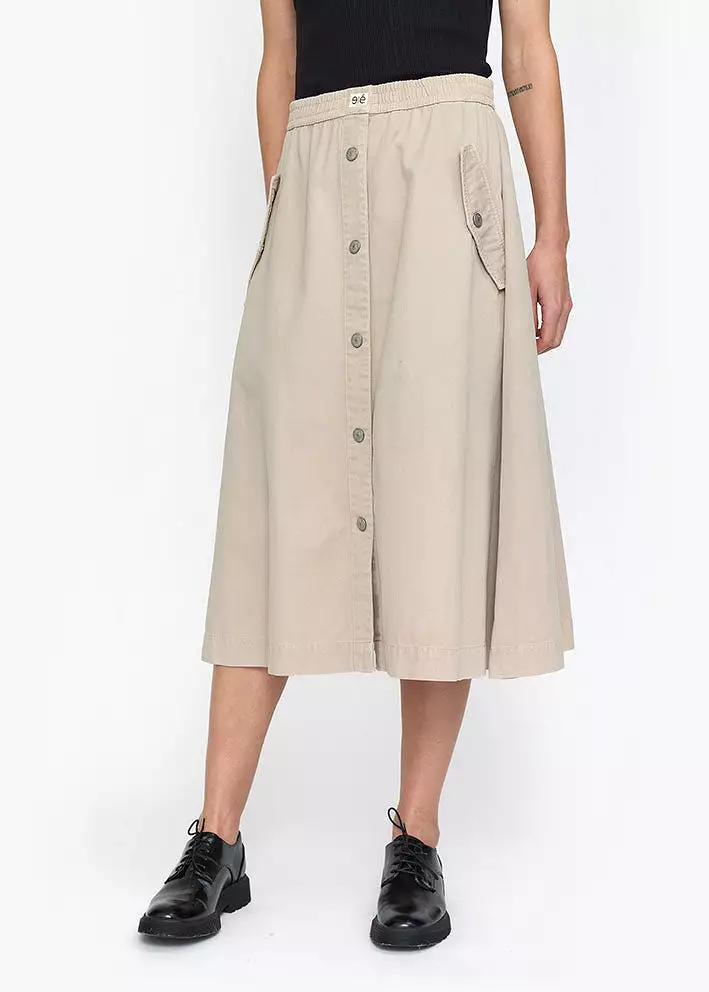 Esmé Studios Sophia Midi Skirt ES124-339 Nederdel - Pure Cashmere