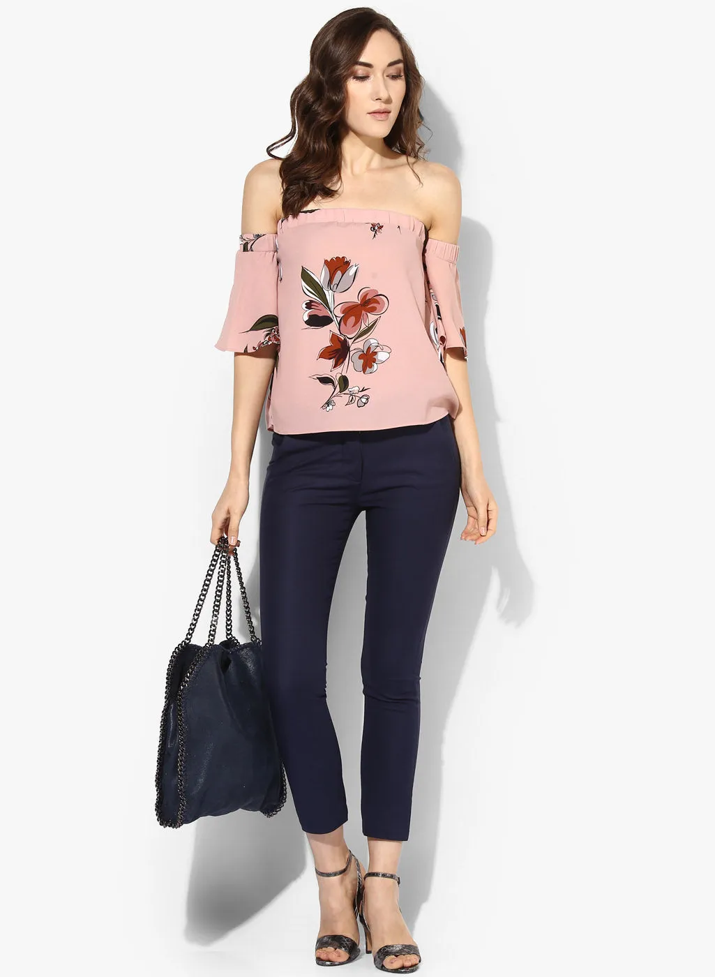 Floral Printed Off-Shoulder Top