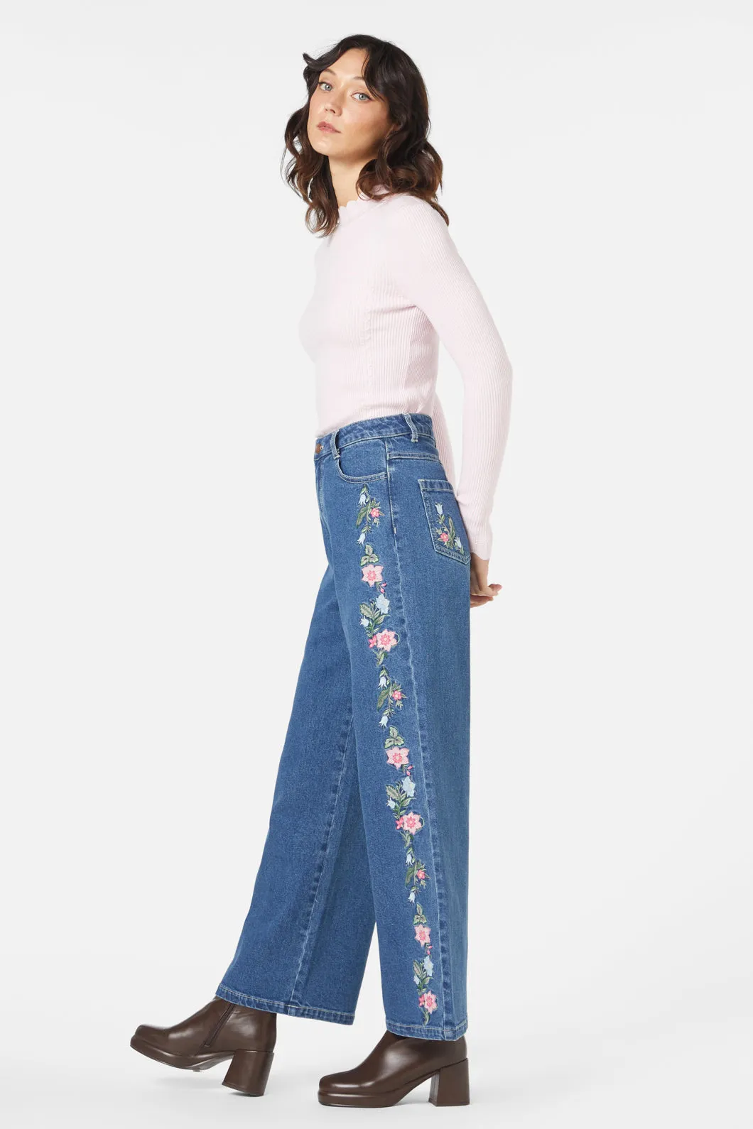 Flower Chain Jean