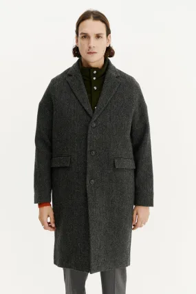 Genoa Wool And Cashmere Coat - Anthracite