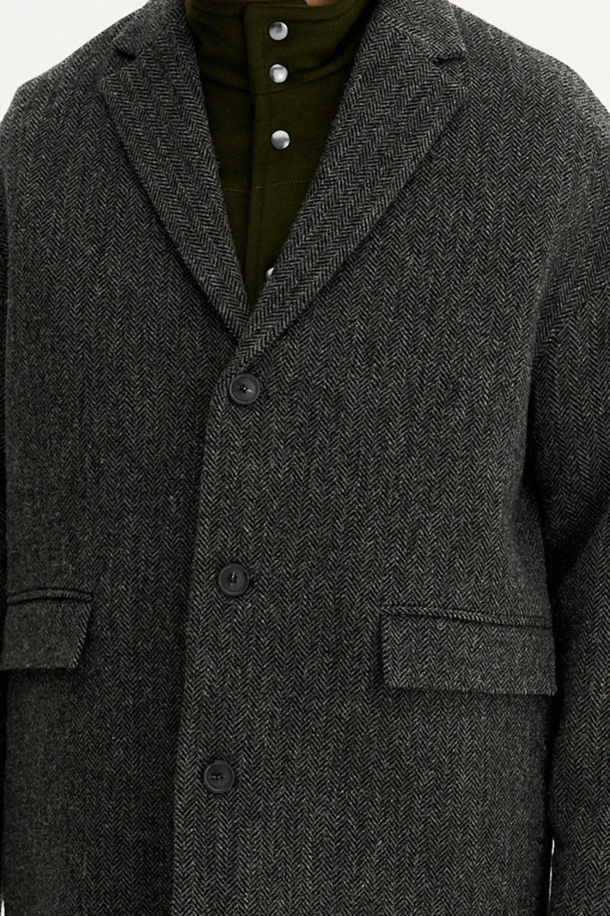 Genoa Wool And Cashmere Coat - Anthracite