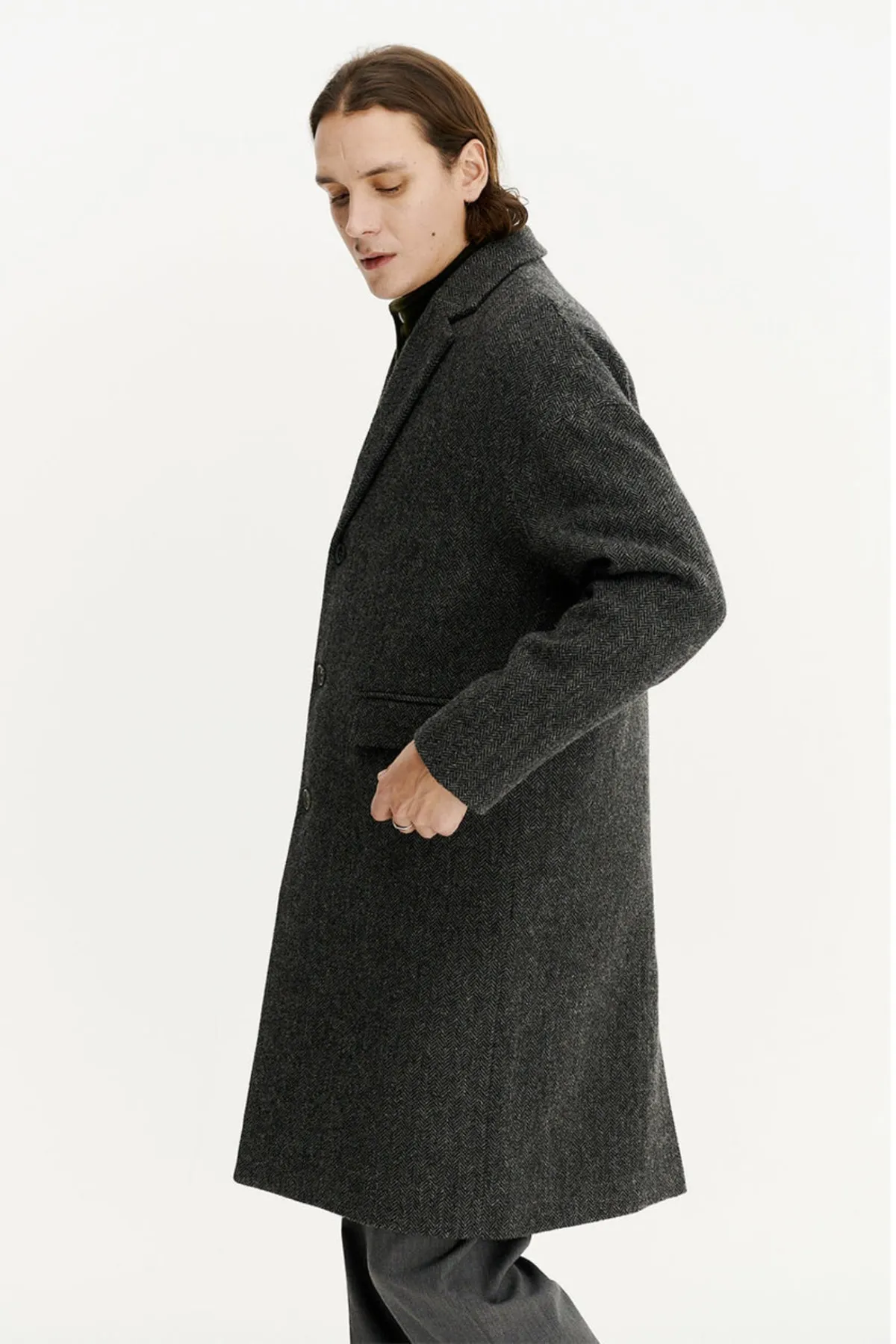 Genoa Wool And Cashmere Coat - Anthracite