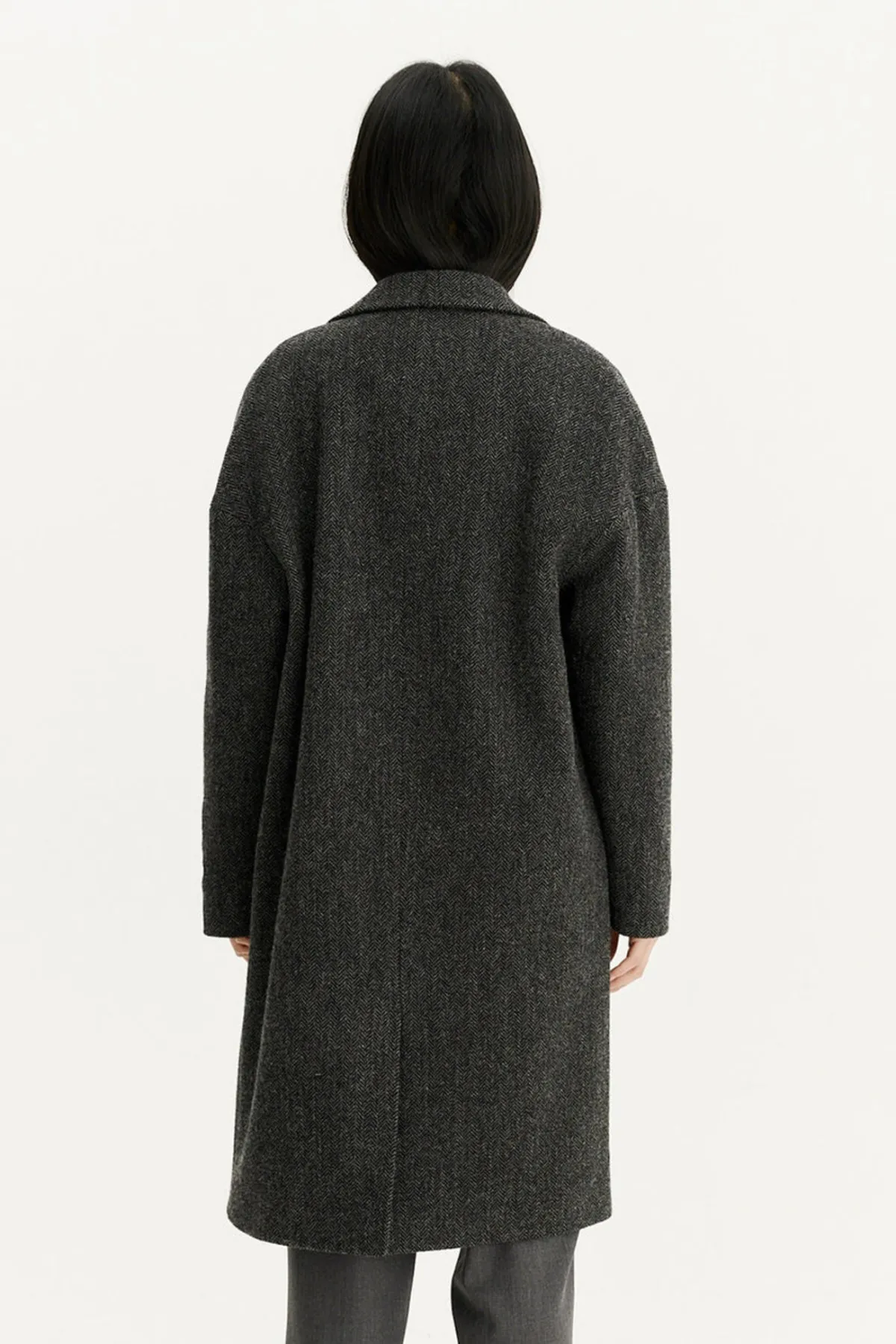 Genoa Wool And Cashmere Coat - Anthracite