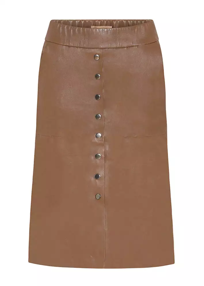 Gustav Emmi leather skirt 50550 Skindnederdel - Raw Hide