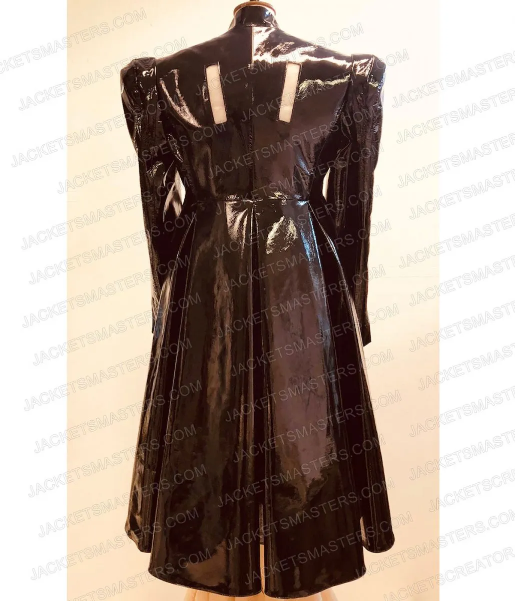 Gwendoline Christie Lucifer Black Leather Coat