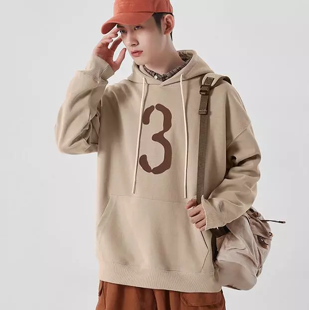 High quality men's cotton hoodies long sleeve hip hop streetwear blank custom logo sweatshirts