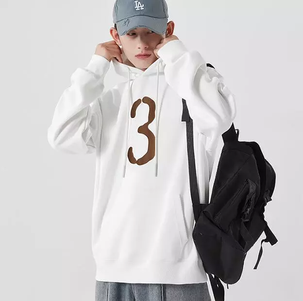 High quality men's cotton hoodies long sleeve hip hop streetwear blank custom logo sweatshirts