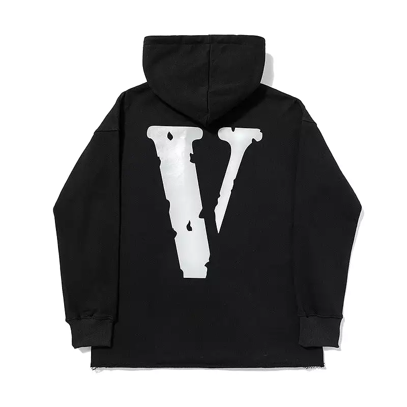 Hot Sale Fall Wholesale Unisex Hoodies Reflective Print High Quality Hoodie Hip Hop Streetwear Oversized Pullover Men Sweatshirt