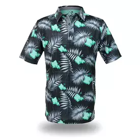 It's About Time Manoa - OGA Men's Polo - Black Green