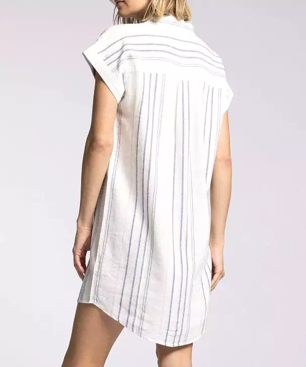 Judson Dress - Coastal Grey Stripe