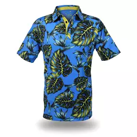 Jungle Blue Butter - OGA Men's Polo - Blues and Butter