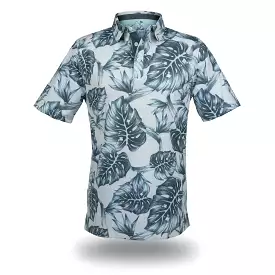 Jungle Haupia Gray - OGA Men's Polo - Haupia / Cool Gray