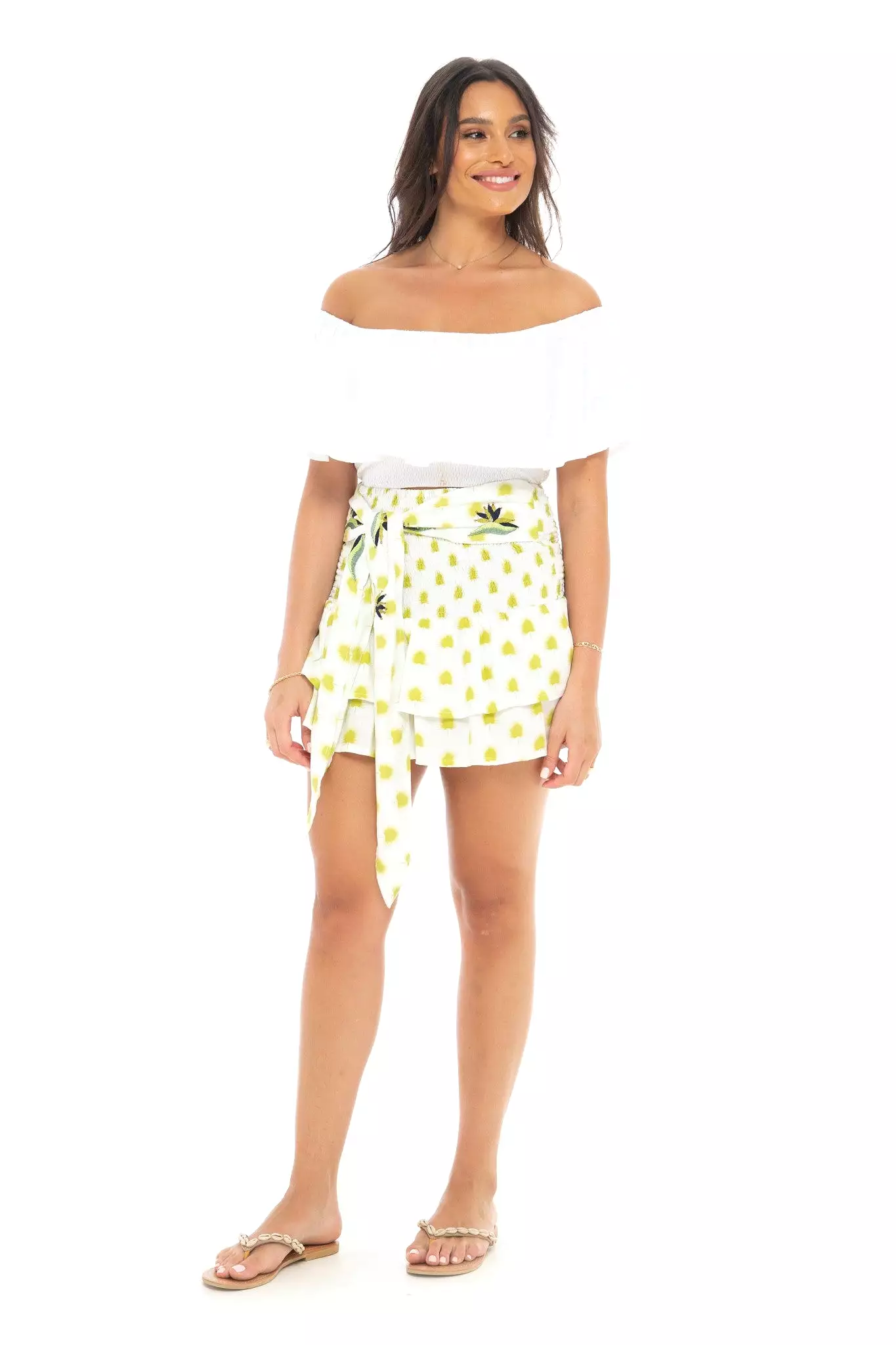 Kalapa Tie Short Skirt