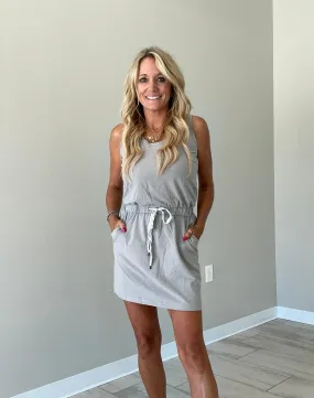 Kelsey Drawstring Tank Dress