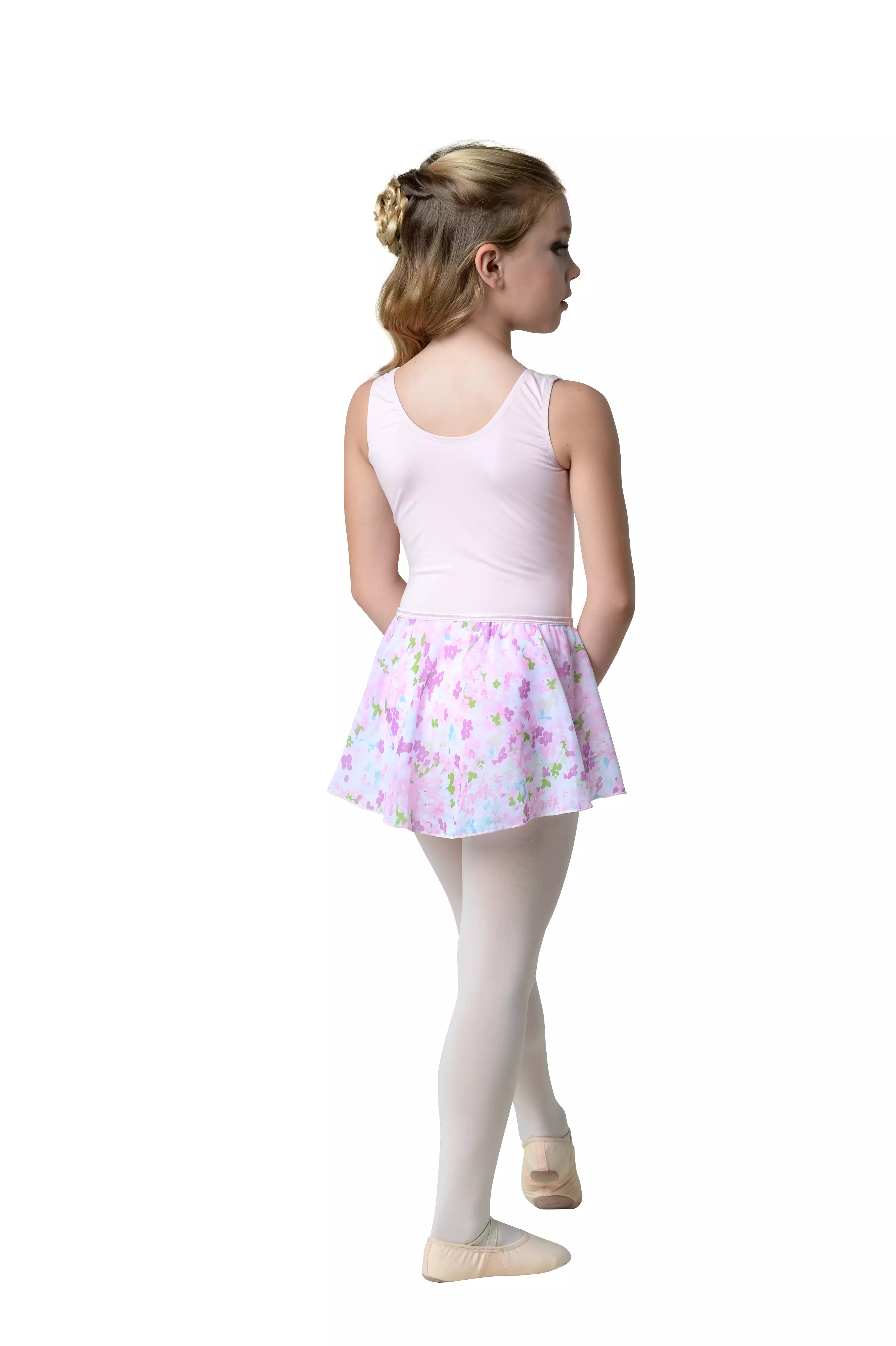 Kids Collette Pastel Flower Skirt