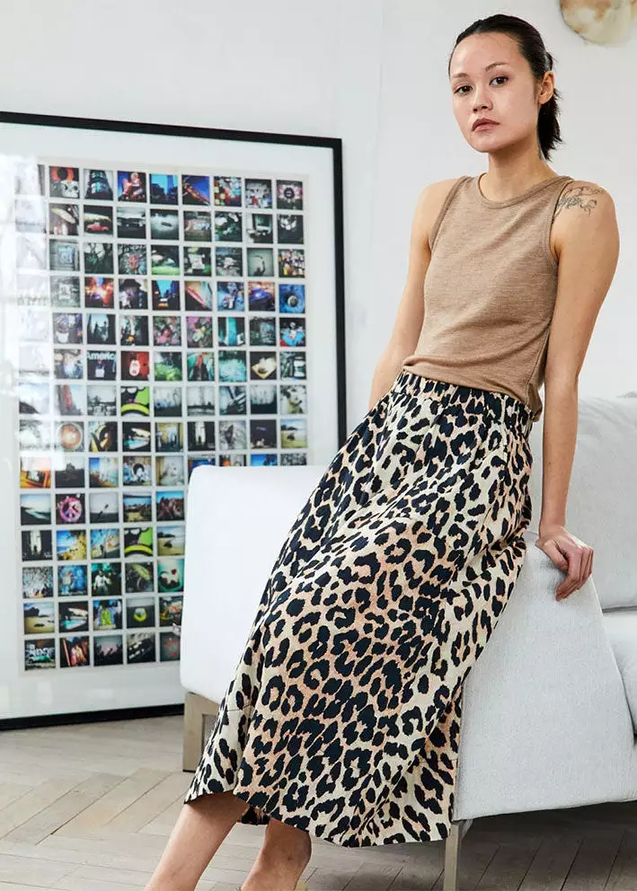 La Rouge Leonora Skirt - Nederdel - Leopard