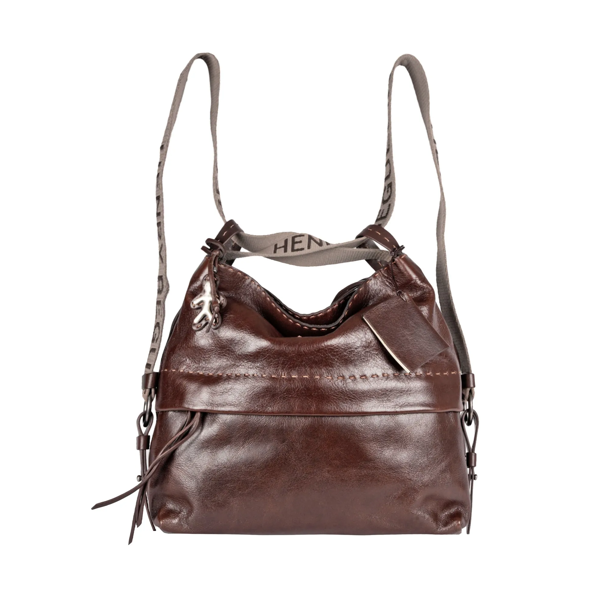 Lara Backpack M HB Vetrato Dark Brown