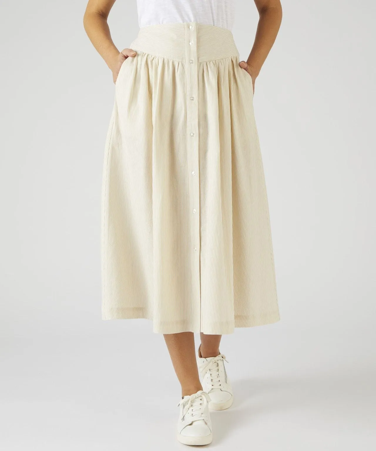 Linen Mix Skirt