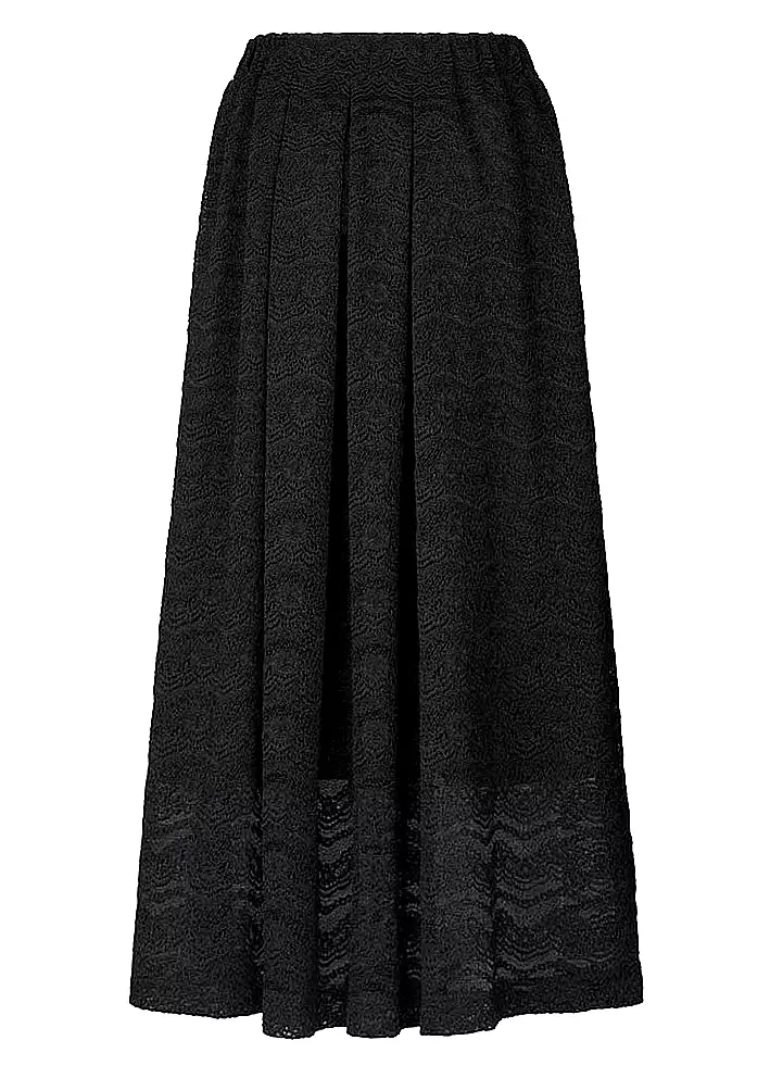 Lollys Laundry Sinaloa Skirt - Blondenederdel - Black