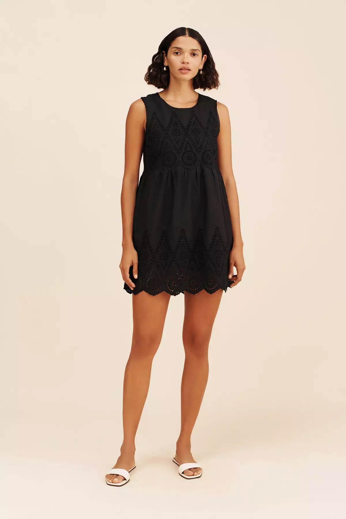 LOUISA MINI DRESS - BLACK