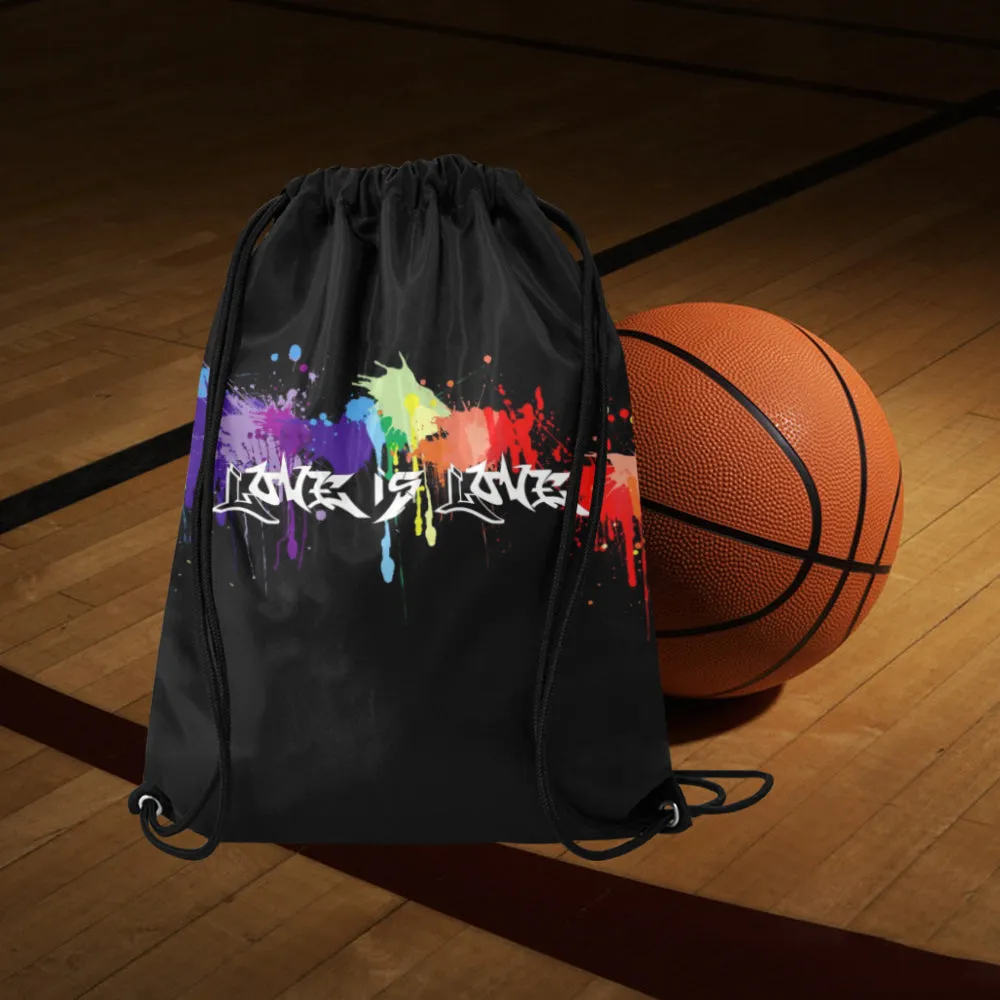 Love is Love Gay Pride Drawstring Bag