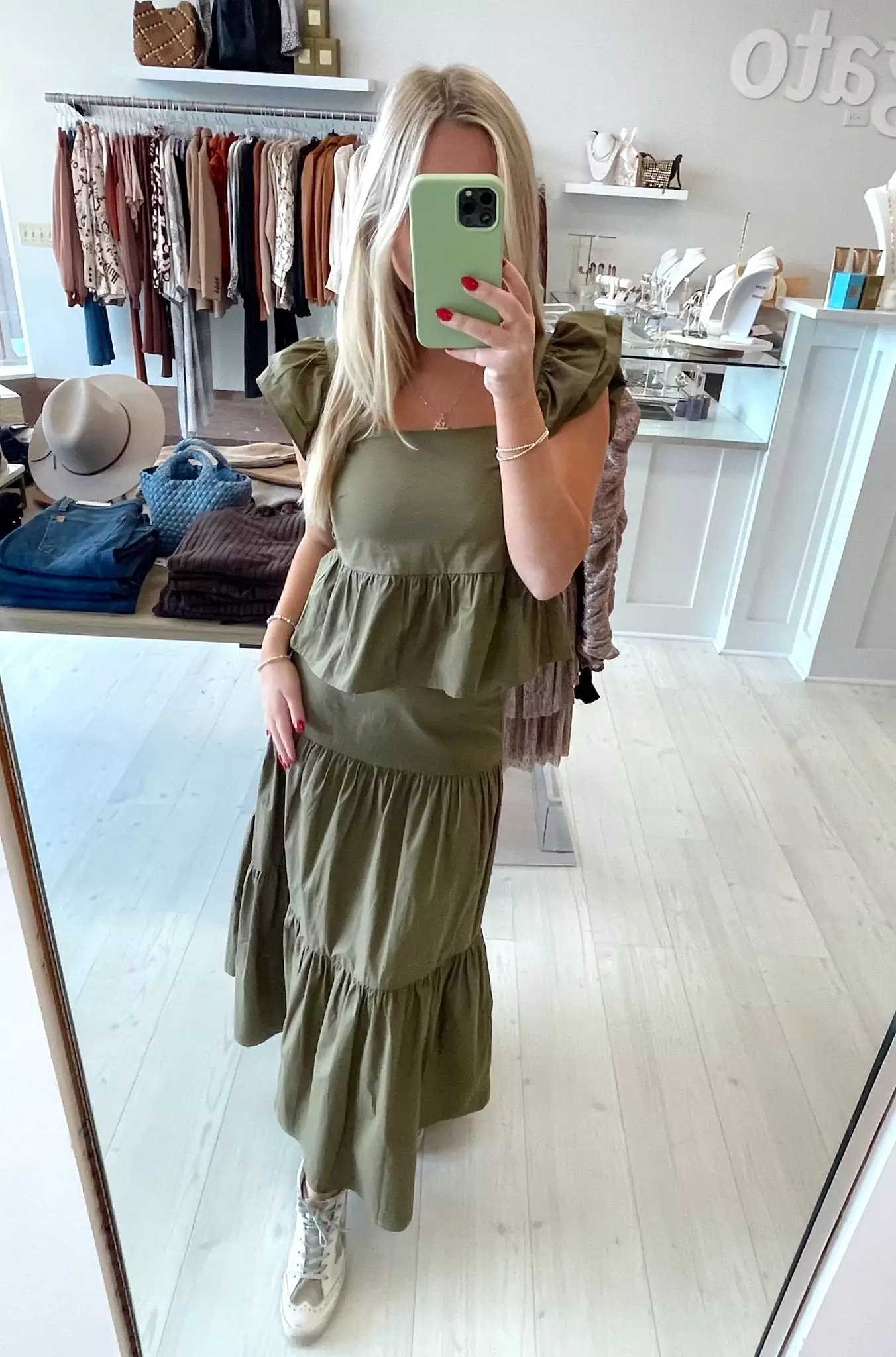 Madrid Skirt in Olive