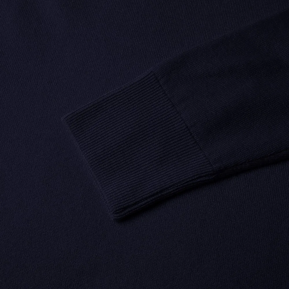 Maison Kitsuné Virgin Wool Crew KnitNavy