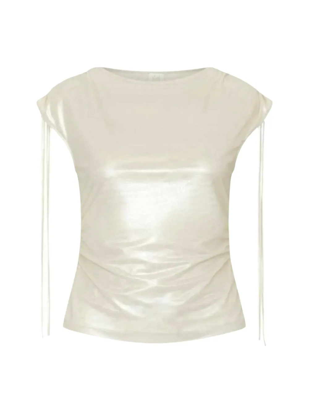 Marella Amadeus Coated Top in Wool White