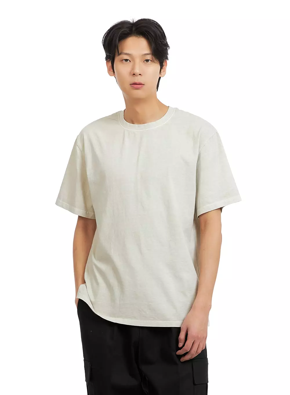 Men's Basic Crew Neck T-Shirt IA402