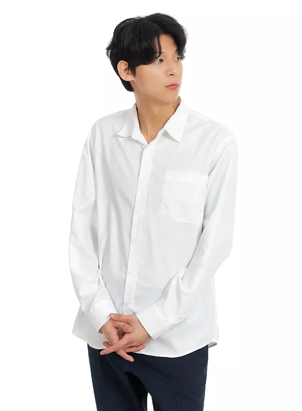 Men's Basic Linen Shirt IA401