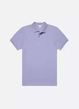 Men's Piqué Polo Shirt in Lavendar